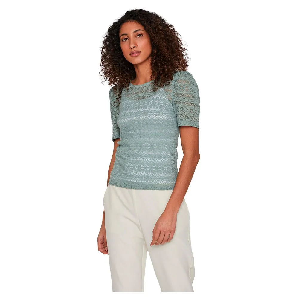 Vila Chikka Puff Short Sleeve Blouse 3 Vila Chikka Puff Short Sleeve Blouse