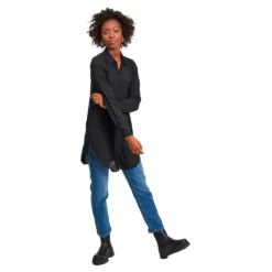 Vila Lucy Button Long Sleeve Tunic Shirt -Pepe Clothing Shop vila lucy button long sleeve tunic shirt 5