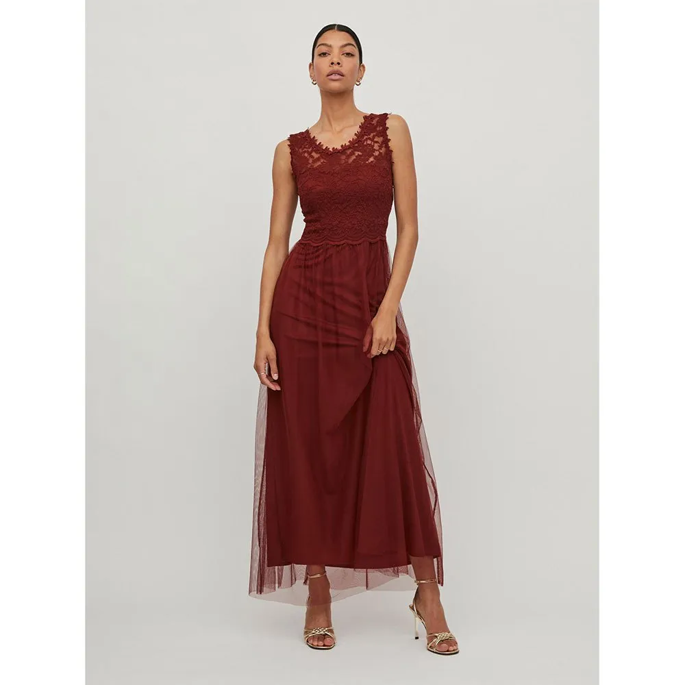 Vila Lynnea Long Dress 4 Vila Lynnea Long Dress - Image 2