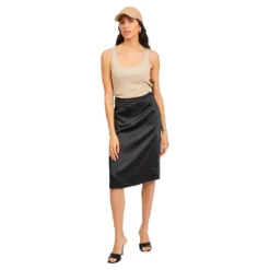 Vila Meko High Waist Midi Skirt -Pepe Clothing Shop vila meko high waist midi skirt 4