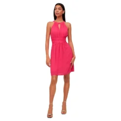 Vila Milina Halter Sleeveless Short Dress