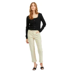 Vila Sommer Regular Waist Straight 7/8 Jeans -Pepe Clothing Shop vila sommer regular waist straight 7 8 jeans 5