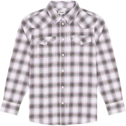 Wrangler Slim Regular Western Long Sleeve Shirt -Pepe Clothing Shop wrangler slim regular western long sleeve shirt 2