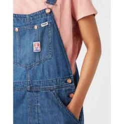 Wrangler Straight Leg Bib Jumpsuit -Pepe Clothing Shop wrangler straight leg bib jumpsuit 2