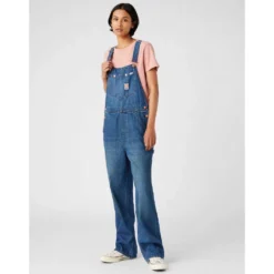 Wrangler Straight Leg Bib Jumpsuit -Pepe Clothing Shop wrangler straight leg bib jumpsuit 4
